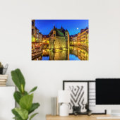 Poster Palais de l'Ile à Annecy, France (Bureau à domicile)