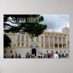 Poster Palais de Monaco à Monte Carlo Photographie de voy