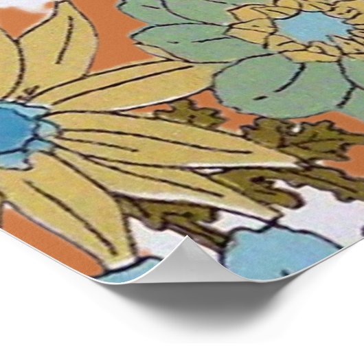 Poster Palais de poursuites 2 : fleurs mod (Coin)