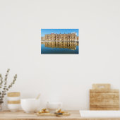 Poster Palais de Versailles et réflexion dans un étang (Cuisine)