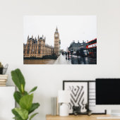 Poster Palais de Westminster, Londres, Royaume-Uni (Bureau à domicile)