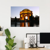 Poster Palais des Beaux-Arts de San Francisco (Bureau à domicile)