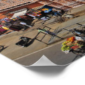 Poster Palais des Vents (Hawa Mahal), Jaipur, Inde, (Coin)