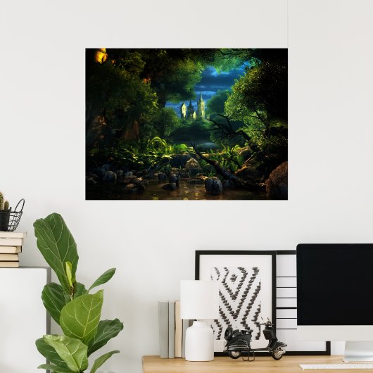 Poster Palais d'or (Bureau à domicile)