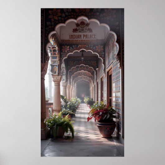 Poster Palais Indien (Devant)