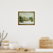 Poster Palais Kew vu de Brentford, gravé par Tho (Cuisine)