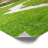 Poster Palais Peterhof et Grande Cascade de fontaines (Coin)