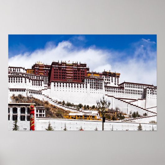 Poster palais Potala à Lhassa - Tibet (Devant)