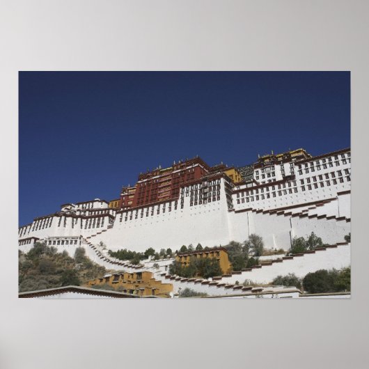 Poster Palais Potala à Lhassa, Tibet. (Devant)