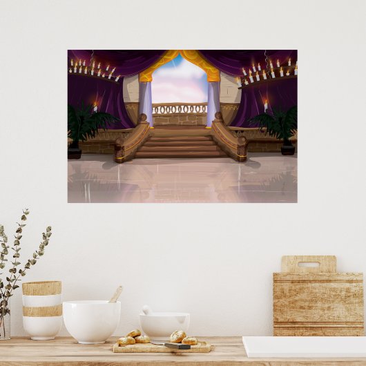 Poster Palais romain (Cuisine)