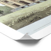 Poster Palais Royal à Laeken, Vue du parc, de ' (Coin)