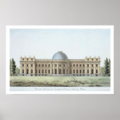 Poster Palais Royal à Laeken, Vue du parc, de ' (Devant)