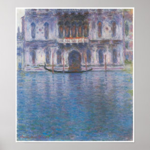Poster Palazzo Contarini, Venise, Claude Monet