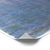 Poster Palazzo Contarini, Venise, Claude Monet (Coin)