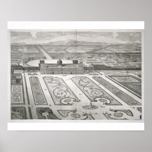 Poster Palazzo di Caserta, de 'Dichiarazione dei Disegn (Devant)