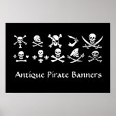 POSTER PÂLE DE PIRATES NOIRES, OBJETS TRAVERSÉS, ÉPINES (Devant)