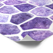 Poster Pale Lilac Et Patchwork Coblé Violet Terrazo Pa (Coin)