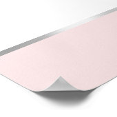 Poster Pale Rose Bow Baptême Bienvenue (Coin)