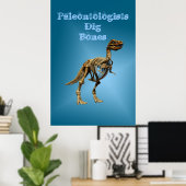 Poster Paléontologistes Dig Bones (Bureau à domicile)