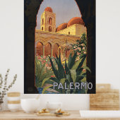Poster Palerme Travel (Cuisine)