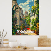 Poster Palerme vintage (Cuisine)