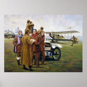 Poster Pales de piste dans le ciel par Woodi Ishmael