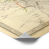 Poster Palestine, districts adjacents (Coin)