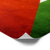 Poster Palestine Grunge (Coin)