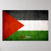 Poster Palestine Grunge (Devant)