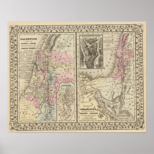 Poster Palestine, Israël (Devant)