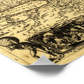 Poster PalestineCarte panoramiquePalestine 2 (Coin)