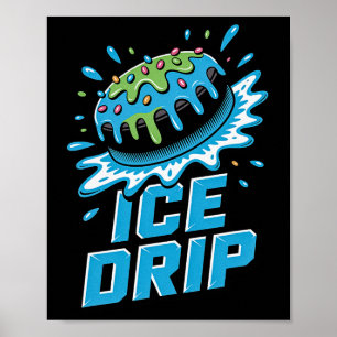 Poster Palet de hockey sur glace pour enfants Graphique d
