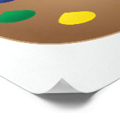 Poster Palette d'artiste (Coin)
