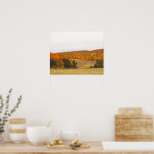 POSTER "PALETTE D'AUTOMNE/CAMPAGNE MICHIGAN" (Cuisine)