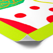 Poster Palette de fruits Vivid Motif (Coin)