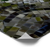 Poster Palette du prédateur : Mosaïque du loup (Coin)