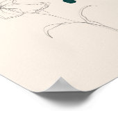 Poster Palette Florale et Couleur japonaise (Coin)