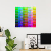 Poster Palette grattée (Classée) (Bureau à domicile)