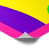 Poster Palette Motif de la nature colorée (Coin)