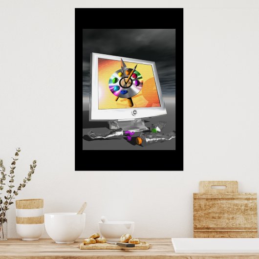 Poster Palette numérique (Cuisine)