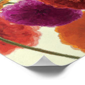 Poster Palette pure Zinnias (Coin)