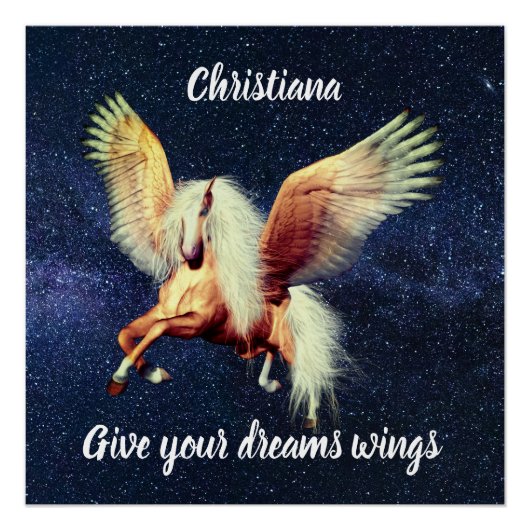 Poster Palimino Winged Pegasus (Devant)