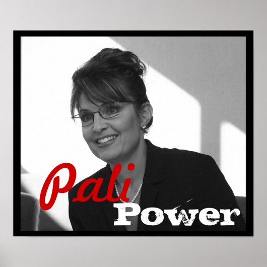 Poster Palin Power (Devant)