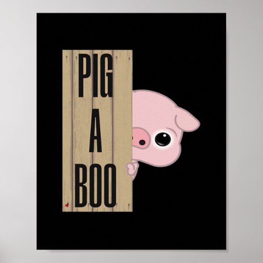 Poster Palissandre de porc (Devant)