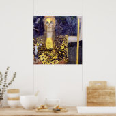 Poster Pallas Athena, Gustav Klimt (Cuisine)