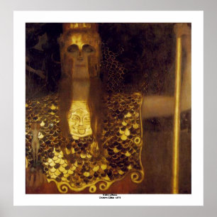 Poster Pallas Athena par Gustav Klimt