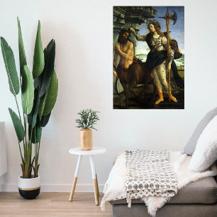 Poster Pallas et Centaur par Sandro Botticelli