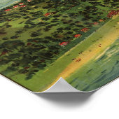 Poster Palm Beach Comté FL 1915 Carte panoramique antique (Coin)