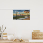 Poster Palm Beach, FL - Kennel Club, Piste de course de c (Cuisine)