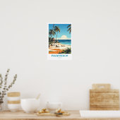 Poster Palm Beach Floride Imprimer Voyage (Cuisine)